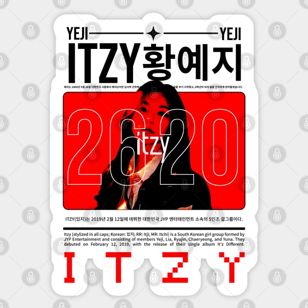 Yeji itzy Sticker by littlefrog